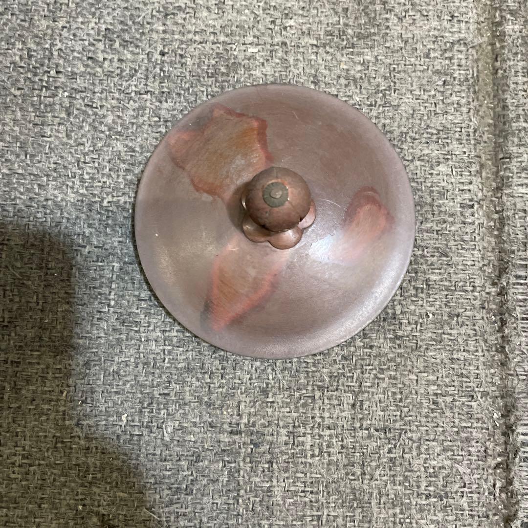 約33センチ×32センチ 茶釜　骨董品　鉄釜