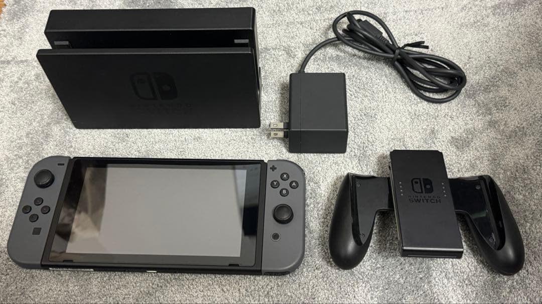 Nintendo Switch 本体（グレー）セット／美品