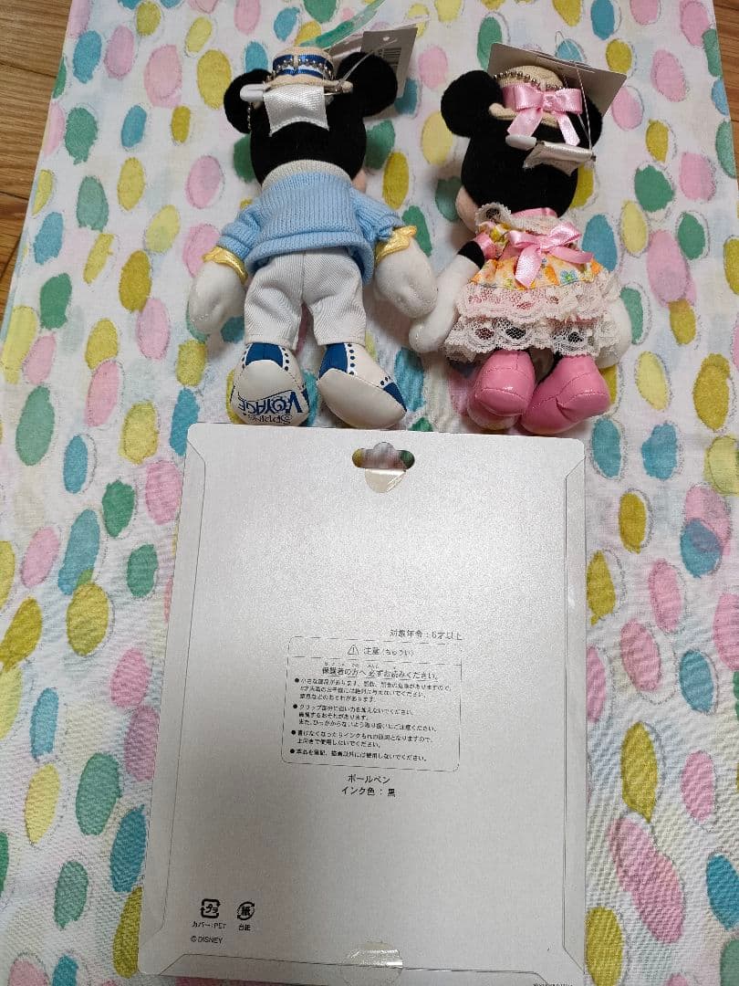 ディズニーシー☆スプリングヴォヤッジ☆ぬいぐるみバッジ　ボールペンセット
