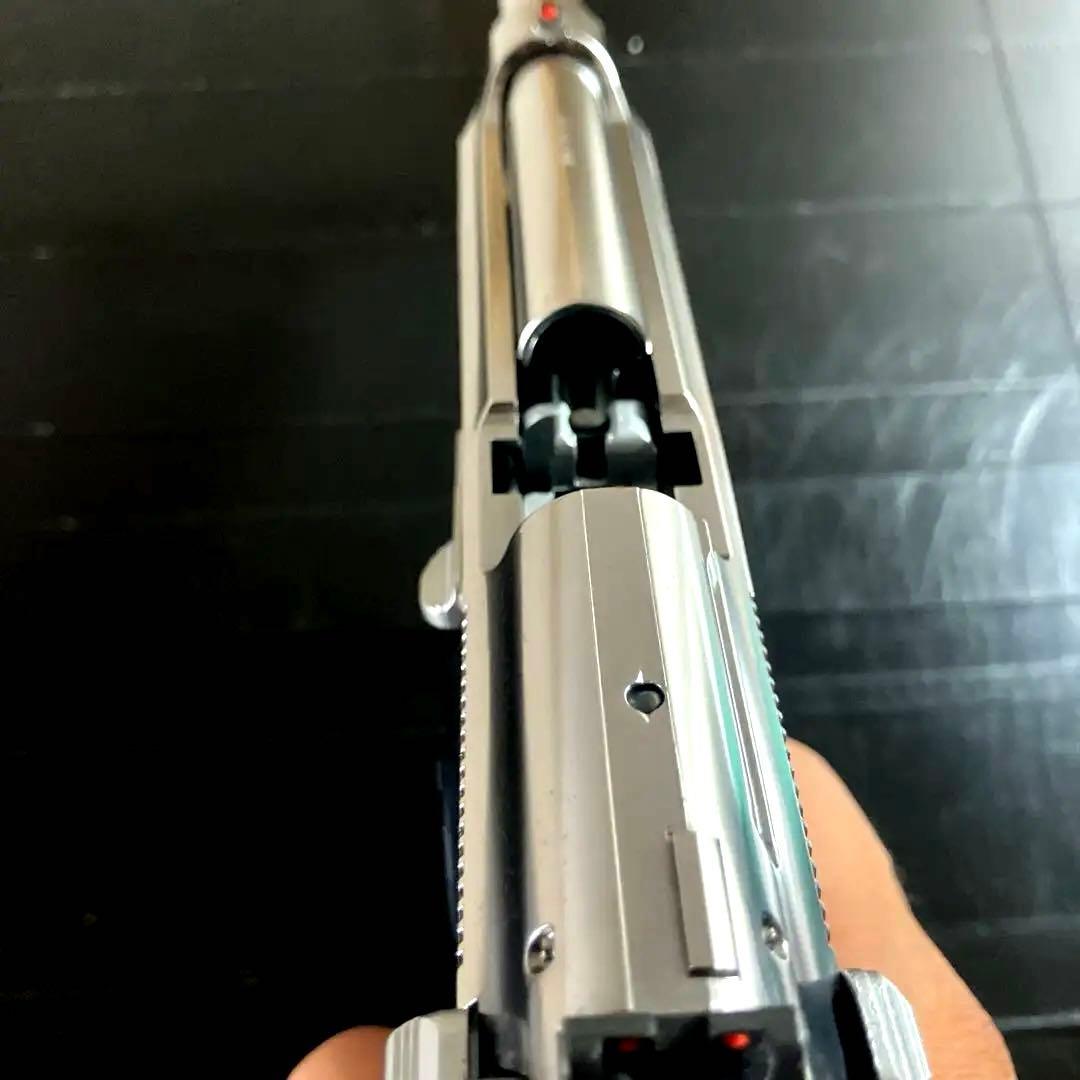 WAベレッタM92FSガスガンアイノックスパーフェクトバージョンABS樹脂美品