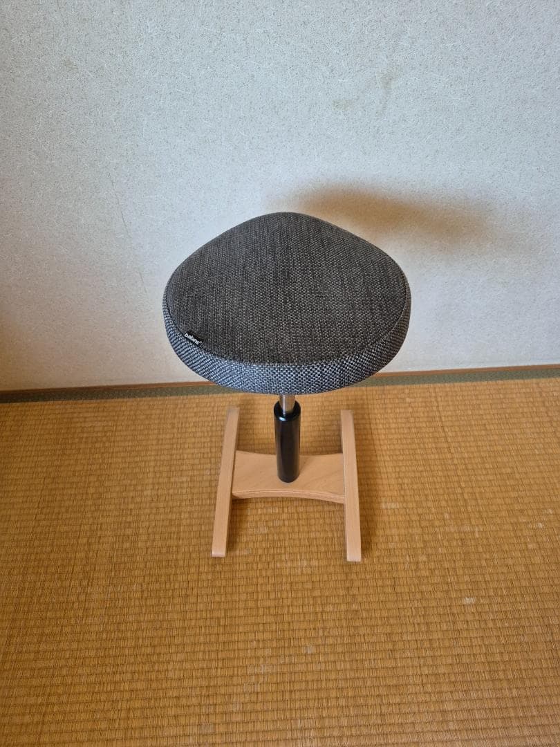 バランス シナジー ラウンドシート 織柄グレー 中古