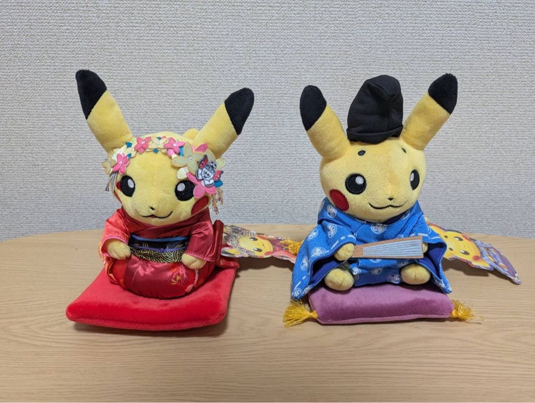 お公家さまピカチュウ おひな様ピカチュウ ポケモンセンターキョウト限定ぬいぐるみ