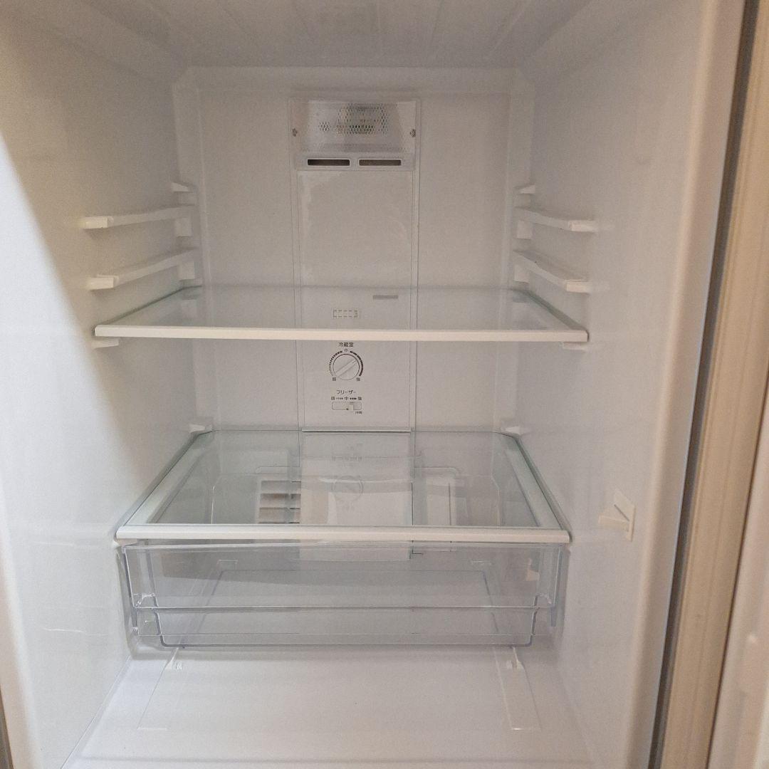 AQUA 2ドア冷蔵庫 シルバー 126L　2021年製