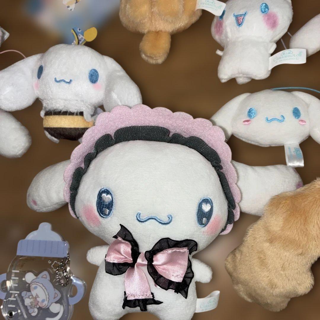 シナモロール不思議の国のぬいぐるみ、お世話セット、グッズ20点セット