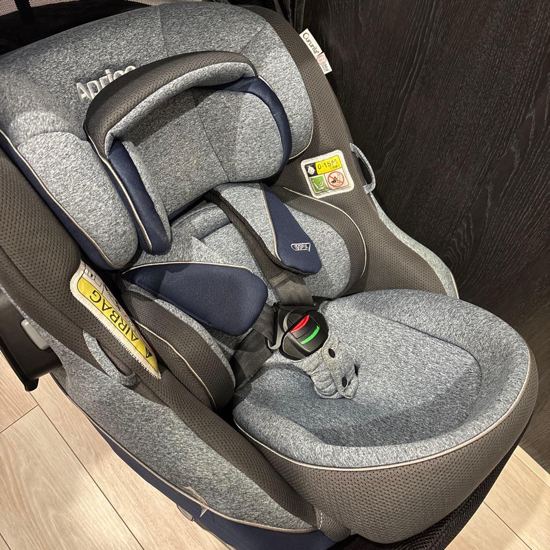 Aprica クルリラプラス360°セーフティ車用チャイルドシート　⭐︎取説付き