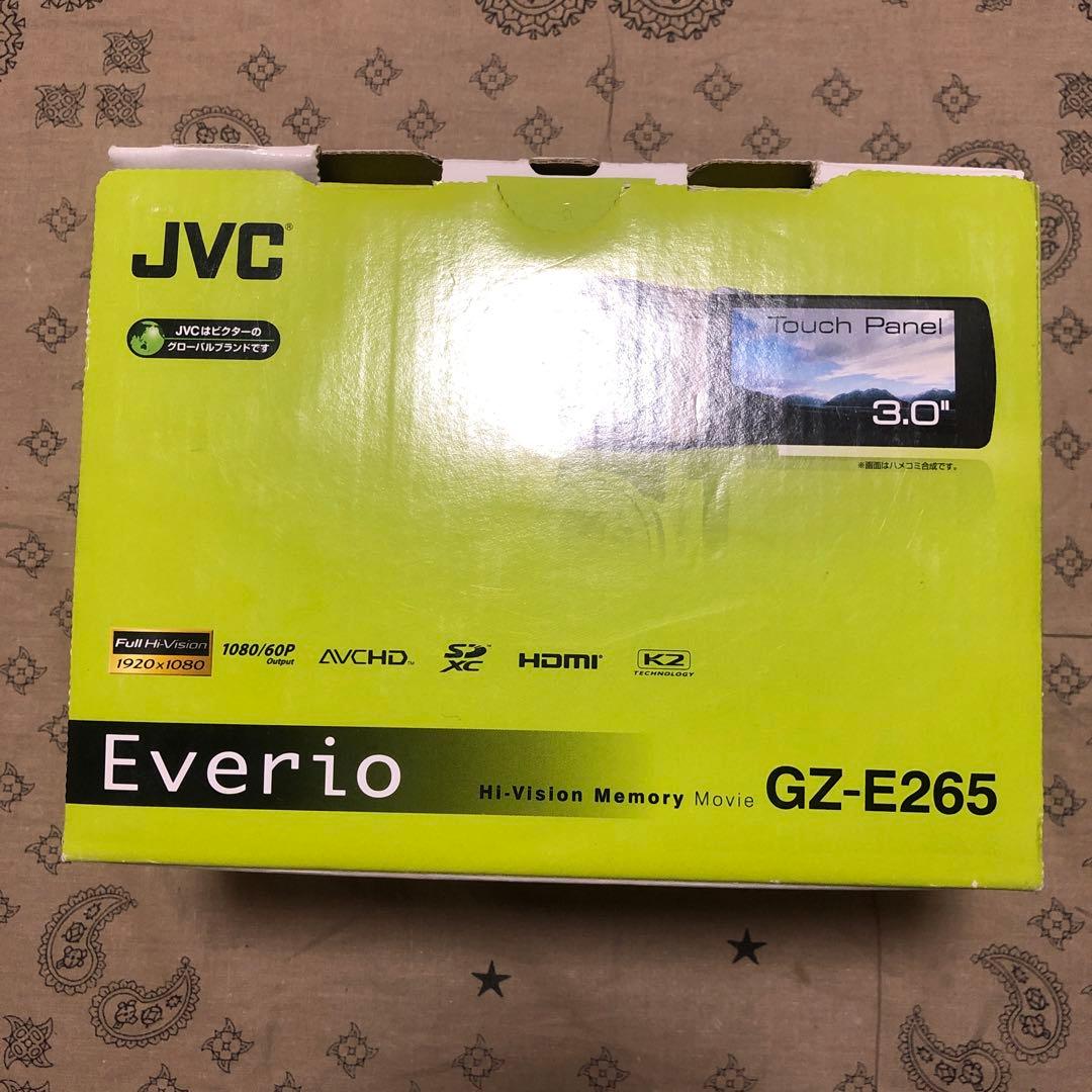 美品 JVC Everio GZ-E265 バッテリー2個付 ビデオカメラ