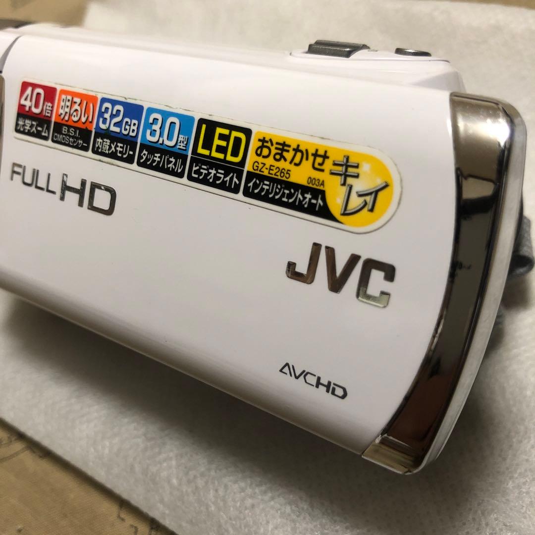 美品 JVC Everio GZ-E265 バッテリー2個付 ビデオカメラ