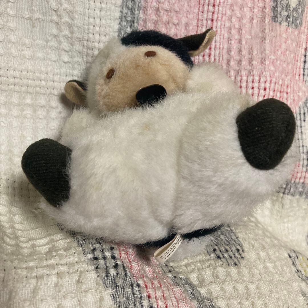 昭和レトロ　ハニートイズ　ウシ　ぬいぐるみ　中古品