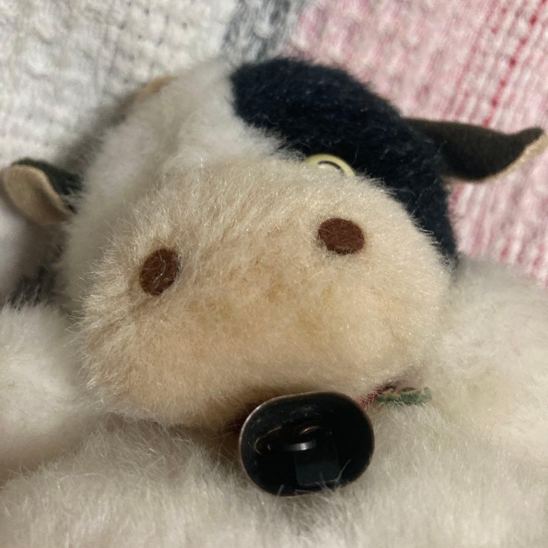 昭和レトロ　ハニートイズ　ウシ　ぬいぐるみ　中古品