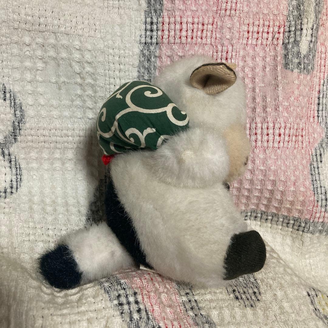 昭和レトロ　ハニートイズ　ウシ　ぬいぐるみ　中古品