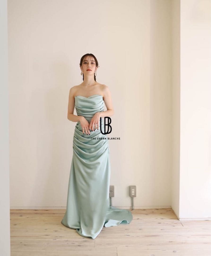 THE URBAN BLANCHE カラーマーメイドドレス グリーン