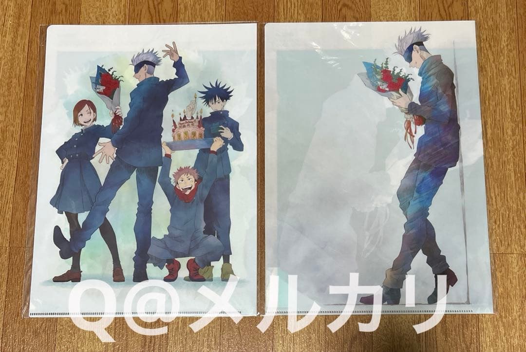 呪術廻戦　MAPPA 五条悟BIRTHDAY A4クリアファイル 2種