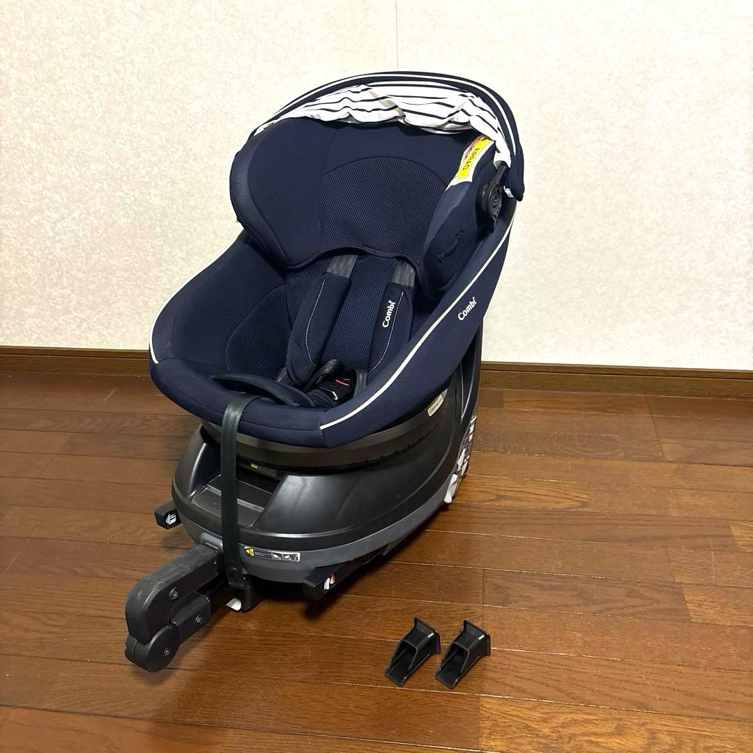 【良品】Combi クルムーヴスマート ISOFIX JJ-600 ネイビー