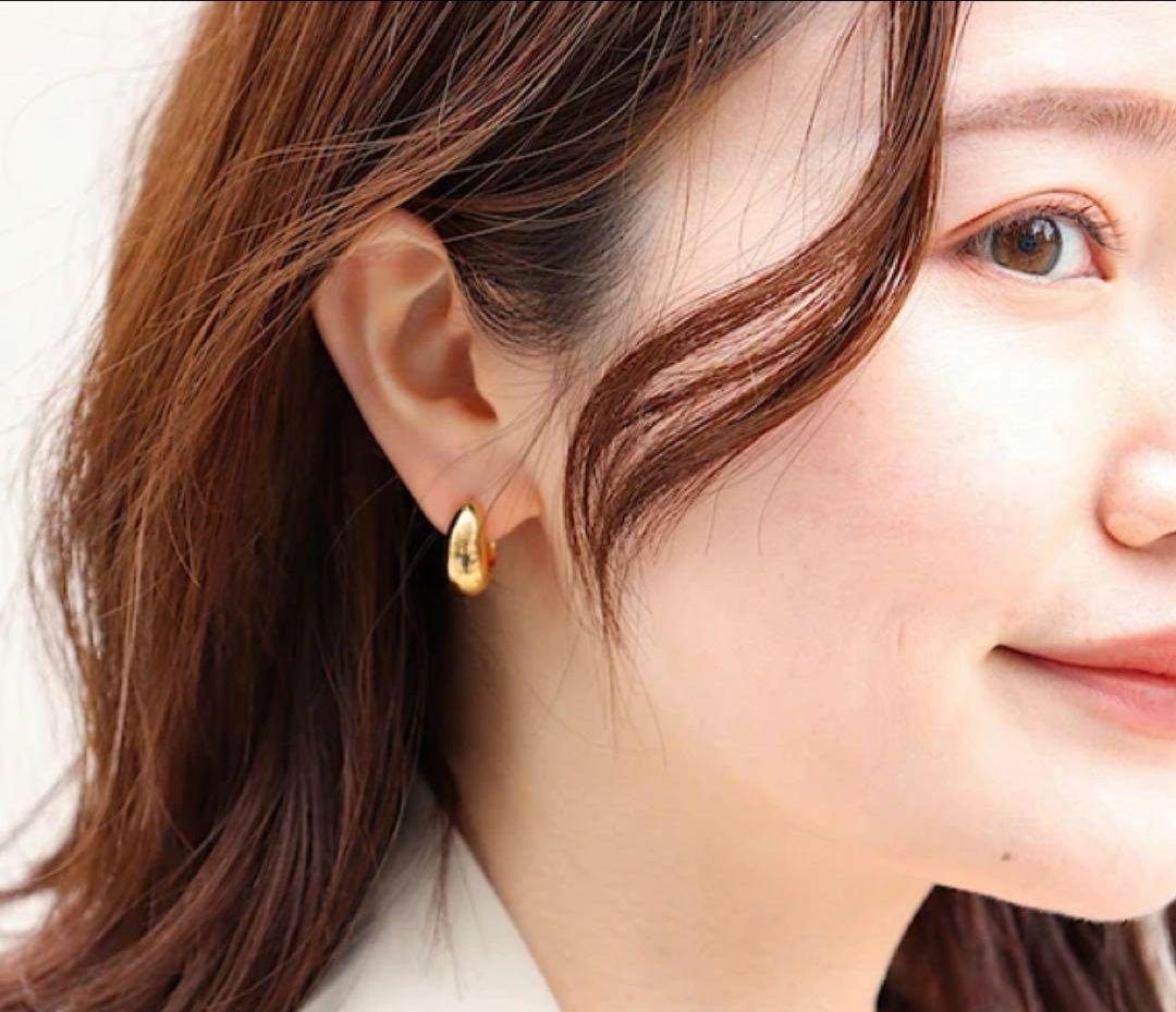 TOMWOOD シルバー アイスフープピアス　small