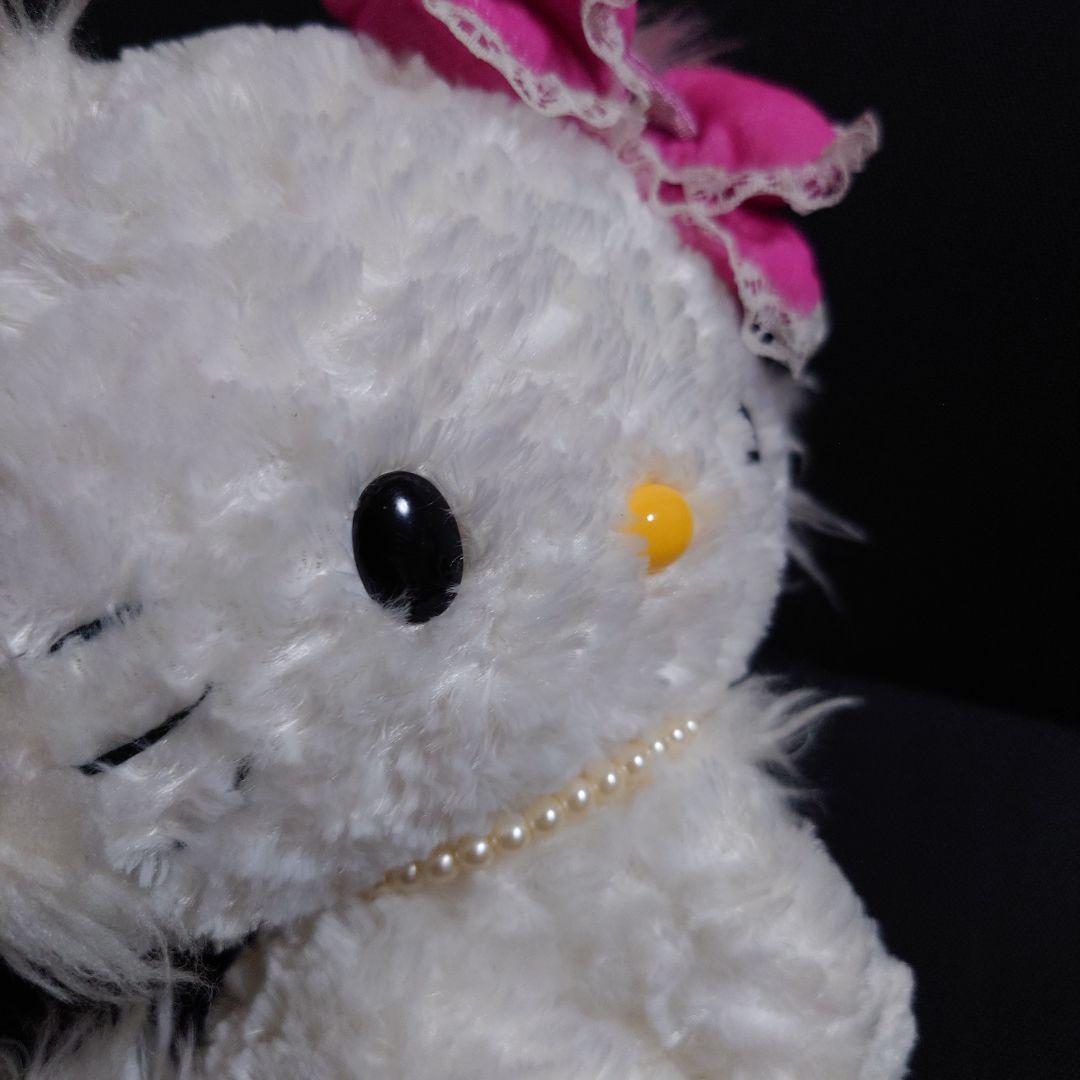 希少 初期 サンリオ チャーミーキティ ぬいぐるみ ベロアリボン 刺繍 ふわふわ