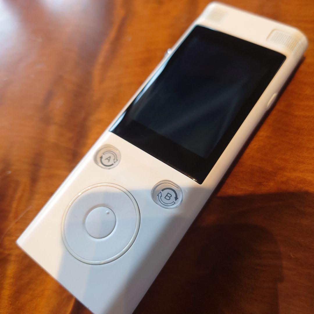 【美品】自動翻訳機ez:commu TR-E18-01-WH