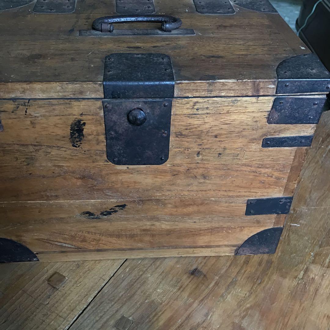 明治時代　時代箪笥 小箪笥 時代家具 レトロ家具 硯箱