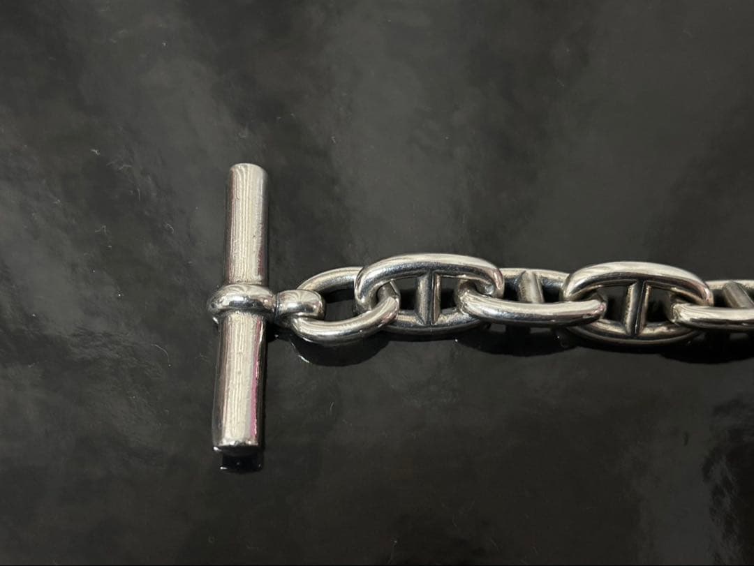 シルバー925アンカーチェーンブレスレットシェーヌダンクルMM