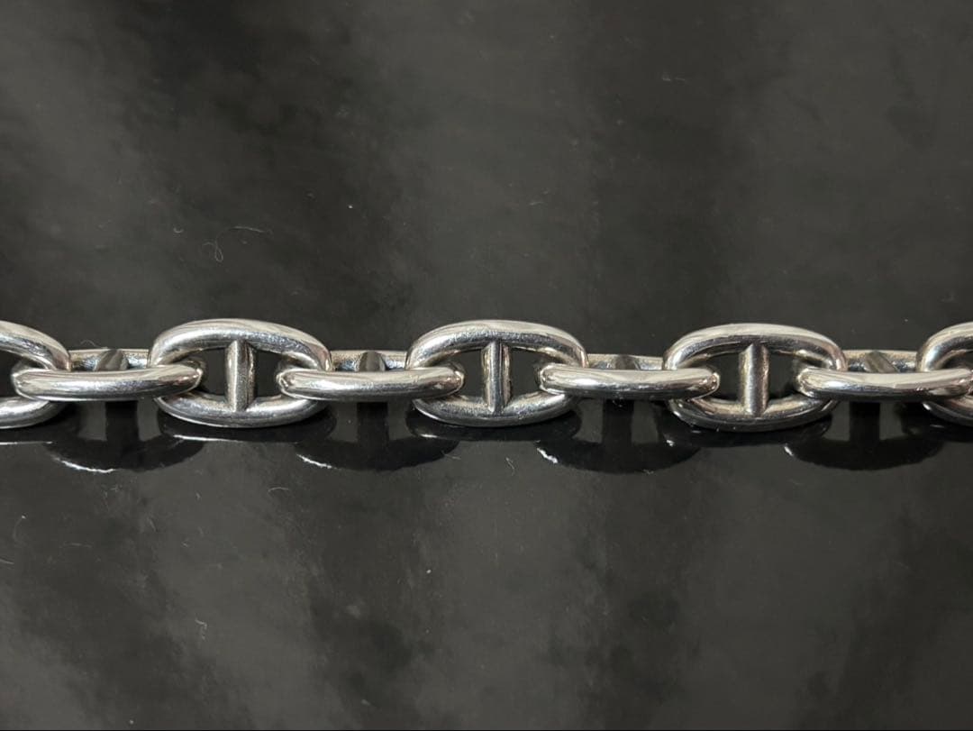 シルバー925アンカーチェーンブレスレットシェーヌダンクルMM