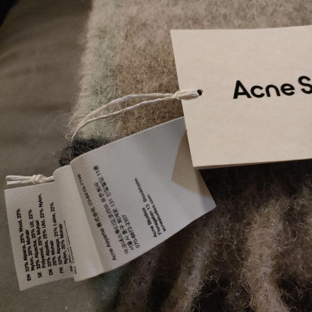 ★未使用★Acne Studios/ウールモヘアスカーフ　マフラー　アルパカ