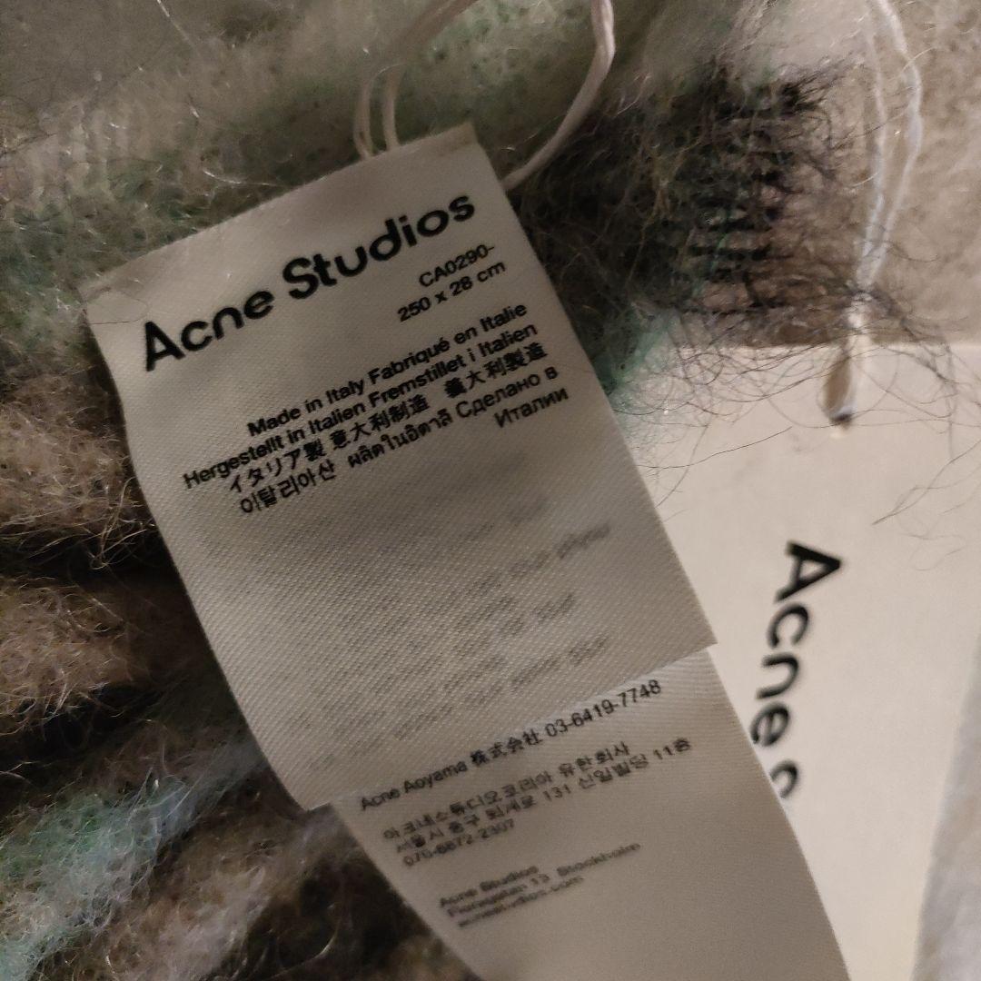 ★未使用★Acne Studios/ウールモヘアスカーフ　マフラー　アルパカ
