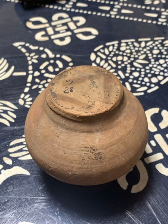 弥生時代　古陶　素焼き　甕　古壺の土器