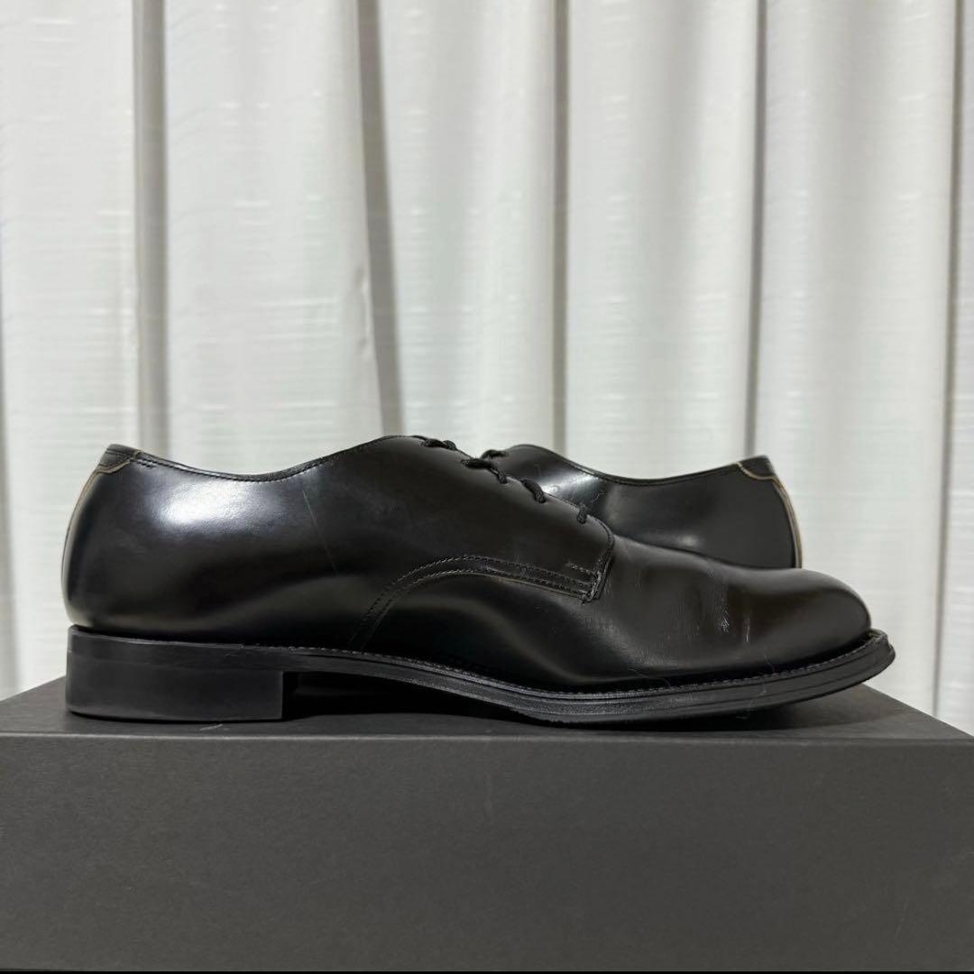 ローリングダブトリオ　マスターピース　ブラック　プレーントゥ サービスシューズ