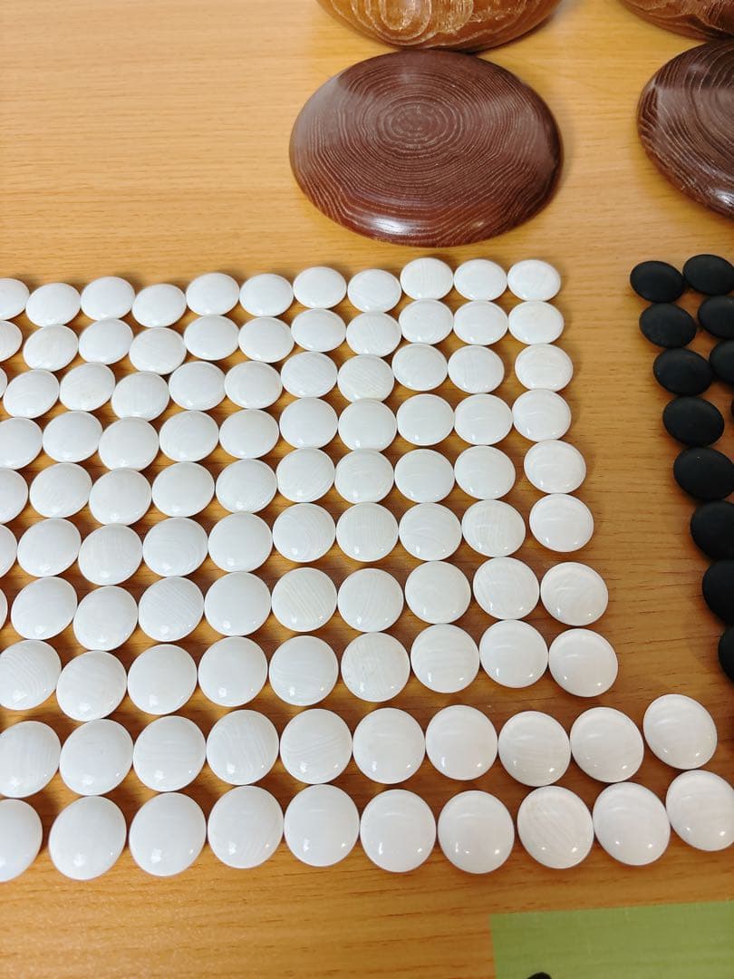 本蛤　雪印　囲碁石 木製 35号　9.9mm 最高級