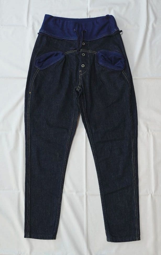 美品　KAPITAL　デニム　サルエルヌーベルパンツ　インディゴ