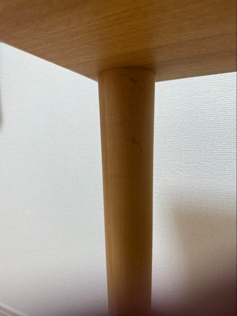 カリモク60 ダイニングテーブル800（ピュアビーチ）