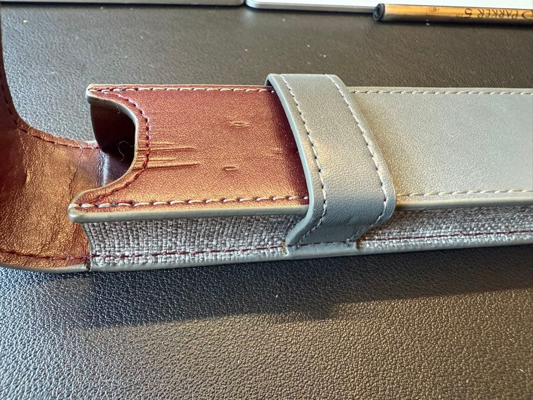 PARKER パーカー5th 万年筆ブラック×レッド 専用ケース付 /替芯交換式