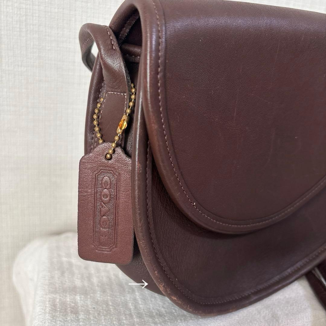 OLD COACH オールドコーチ USA製 ショルダーバッグ レザー 鞄