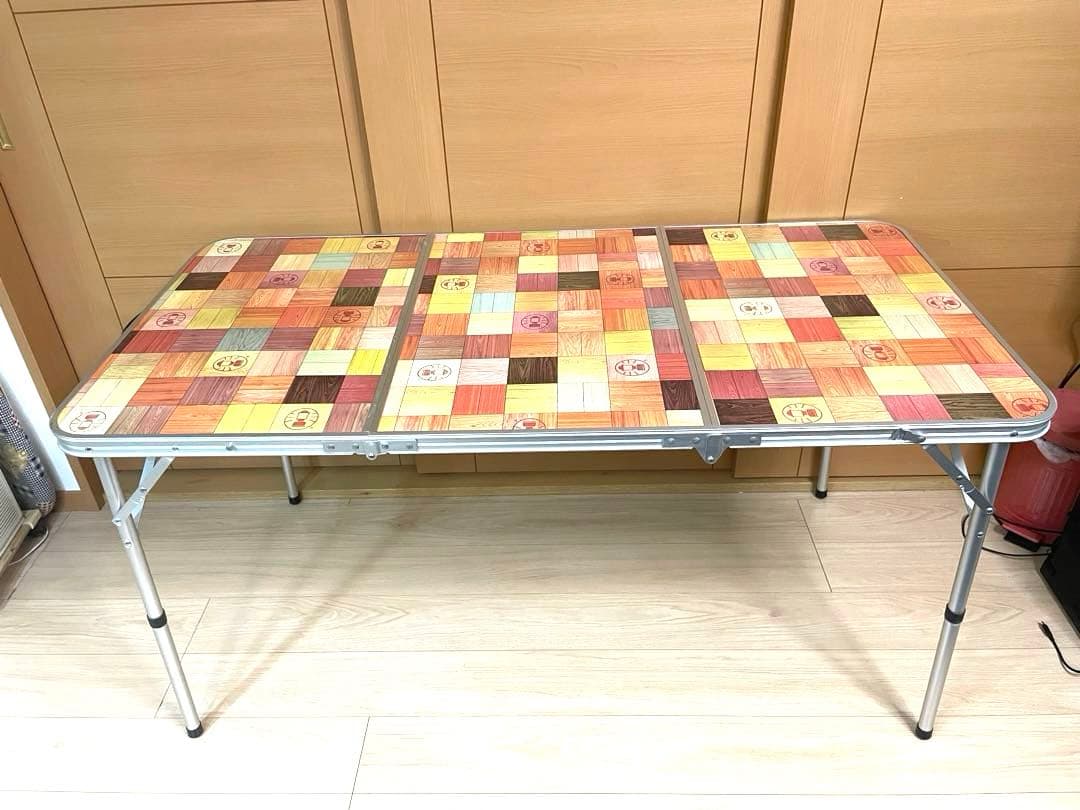 Coleman コールマン　3つ折り　ナチュラルモザイクリビング140