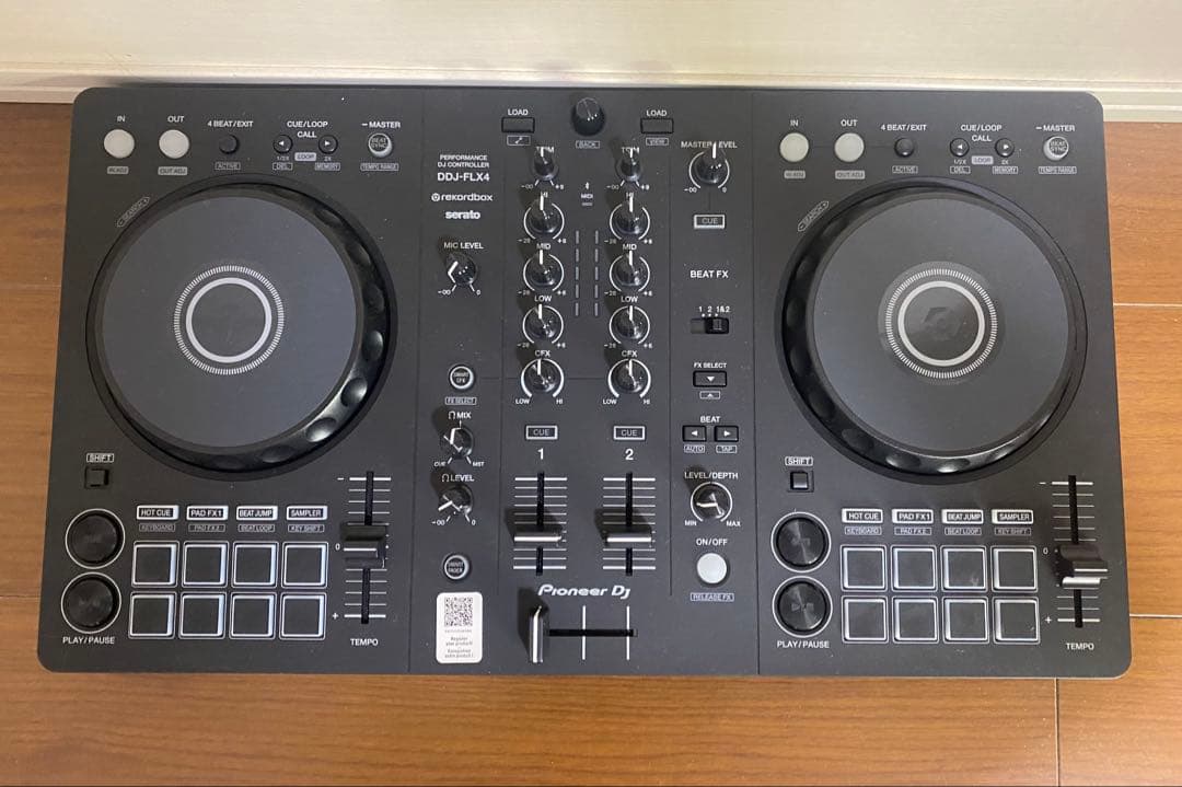 Pioneer DJ DDJ-FLX4 DJコントローラー(RCAケーブル付)
