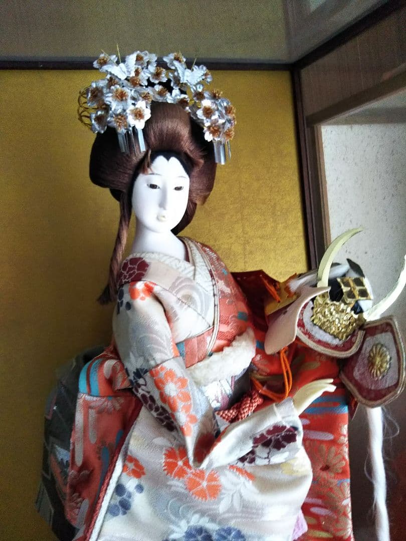 日本人形 ガラスケース付き 昭和レトロ