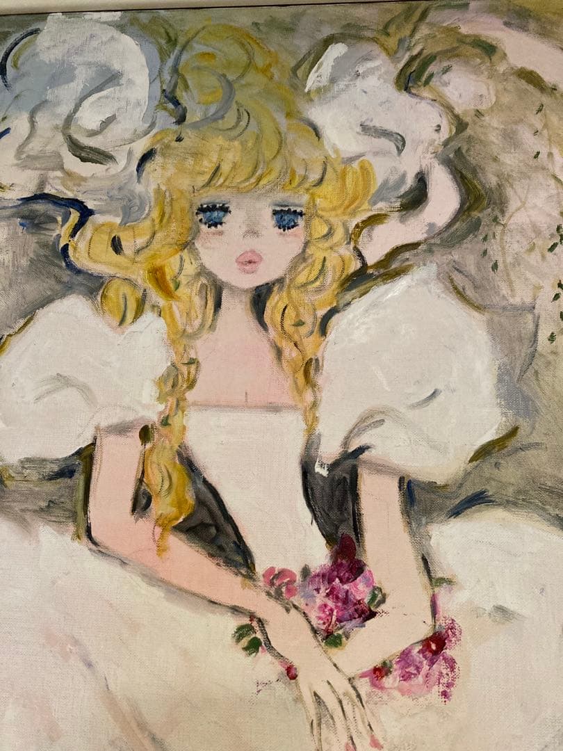 水森亜土　油絵　F20号　原画　1点もの