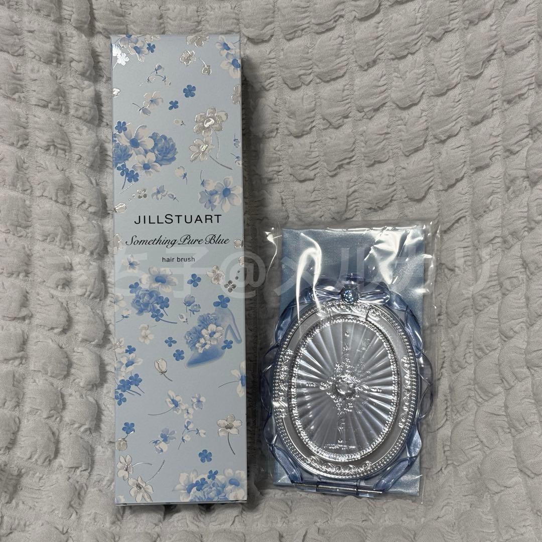 JILLSTUART　サムシングピュアブルー　コンパクトミラー&ヘアブラシセット