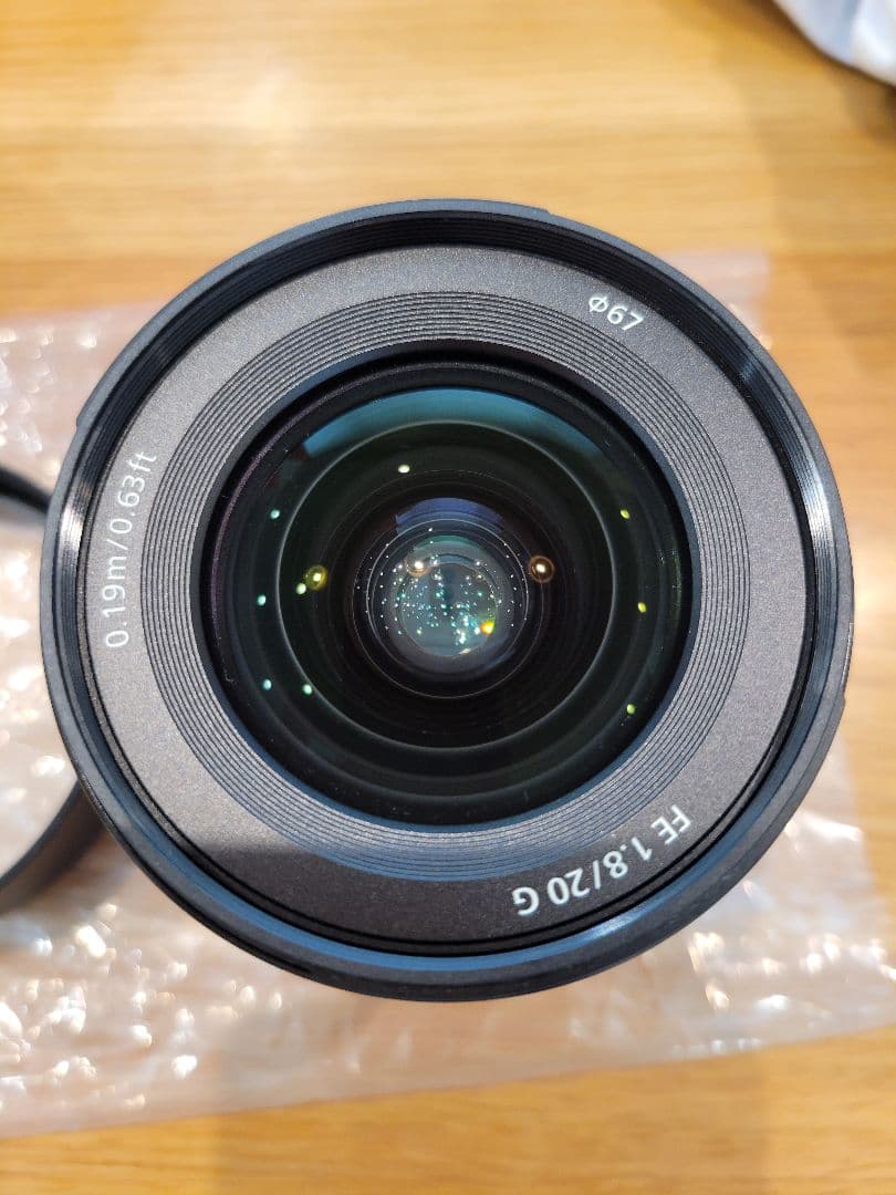 【美品】Sony FE 20mm F1.8 G レンズ　SEL20F18G
