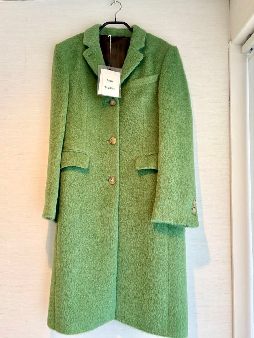Acne Studios アルパカシャギー チェスターコート