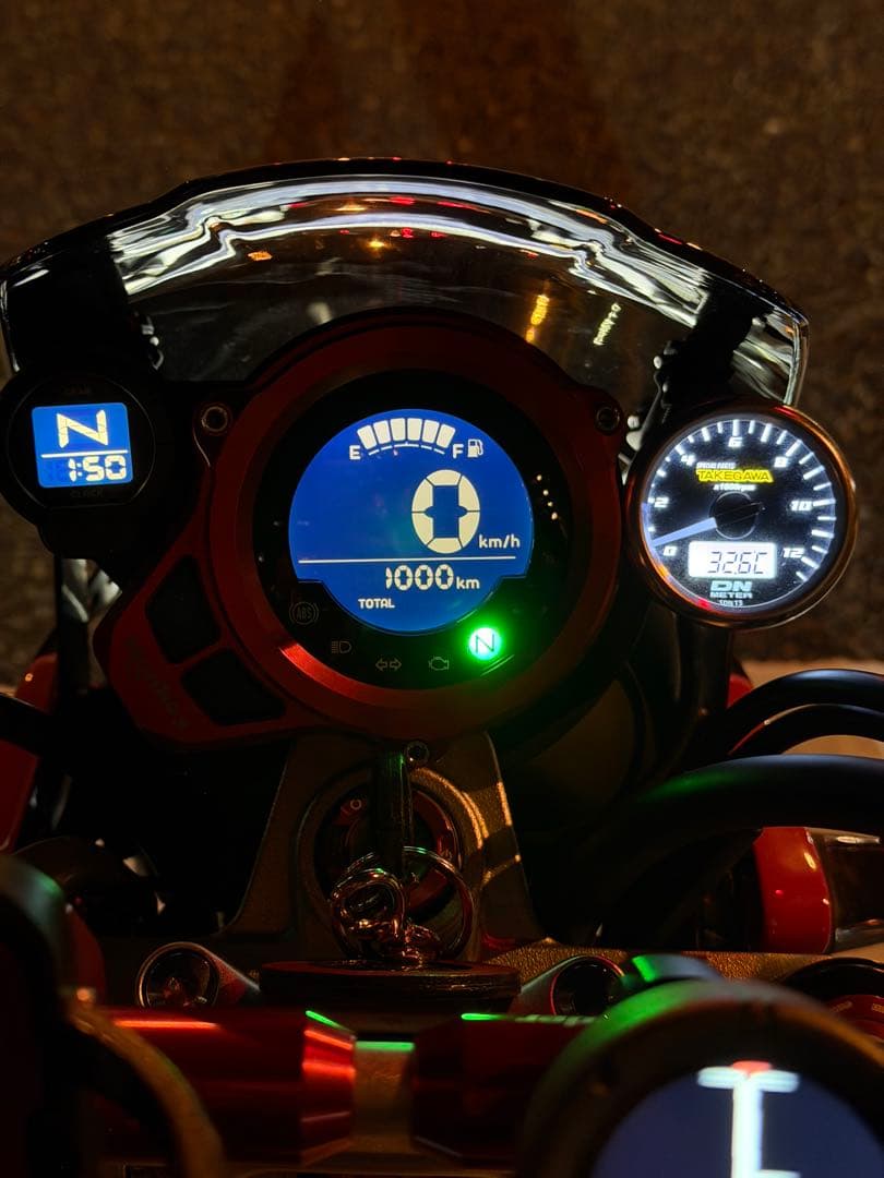 モンキー125ラージリアキャリアクロムメッキ純正サイドバッグキャリア特定セット