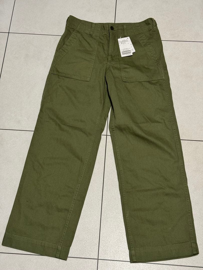 スピックアンドスパンSpick&Span★ルーズベイカーパンツ40カーキ新品