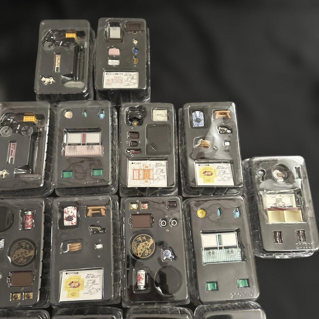 昭和おもひで銭湯 他 ミニチュアフィギュアセットカタログ入れて20点