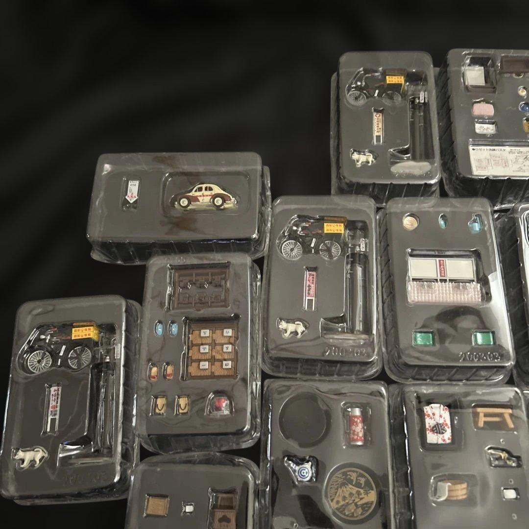 昭和おもひで銭湯 他 ミニチュアフィギュアセットカタログ入れて20点