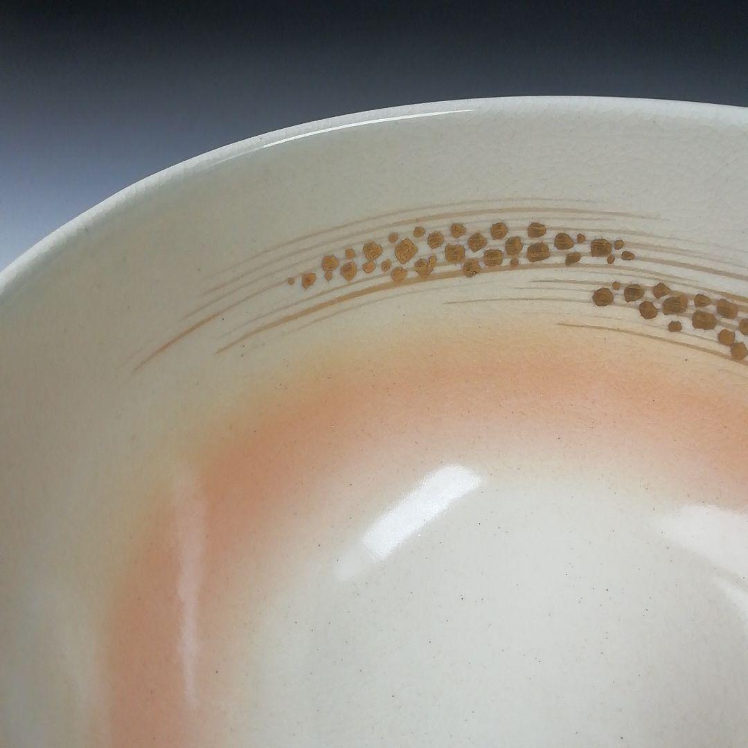 Ｔ４７６　茶碗　『仁清写　四君子絵』『清雲 造』　共箱　抹茶碗　茶道具