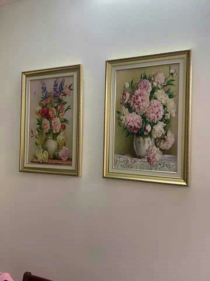 【新品 欧式 壁画 装飾画 額付き】2