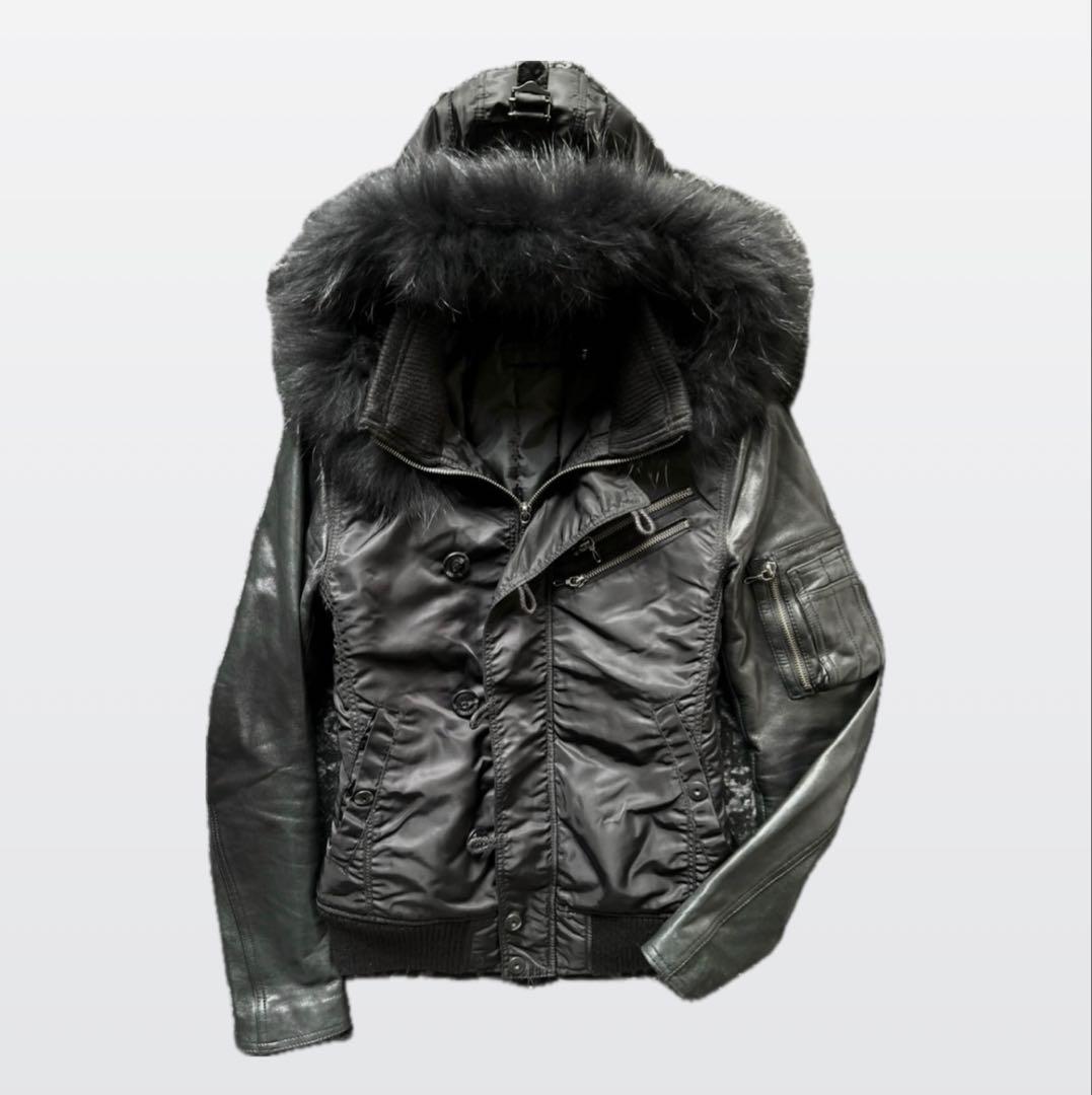 ジャケット・アウター [fuga] leather fur jacket archive