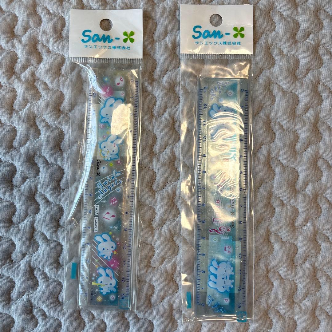 サンエックス　ツインエンジェル　ペンケース　筆箱　文具　メモ帳　平成　レア