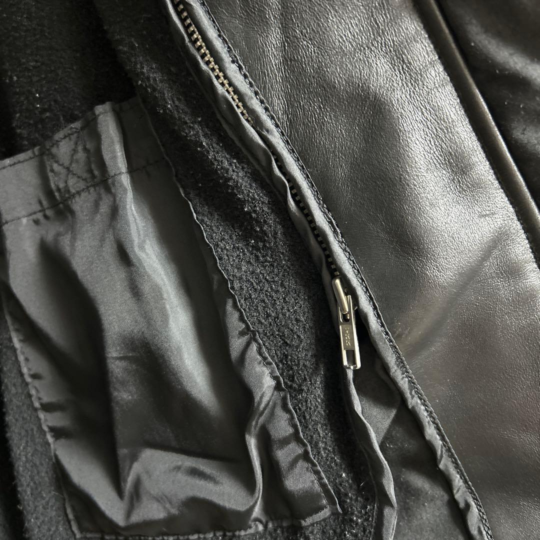 アウトロー OUTLAW レザージャケット ライダース 本革　44