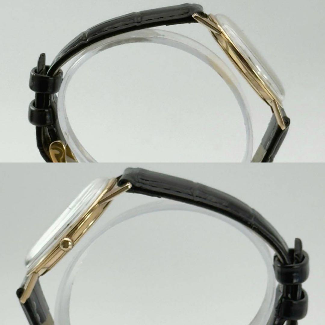 SEIKO ゴールドフェザー 14K 手巻き 25石 メンズ腕時計　新品ベルト