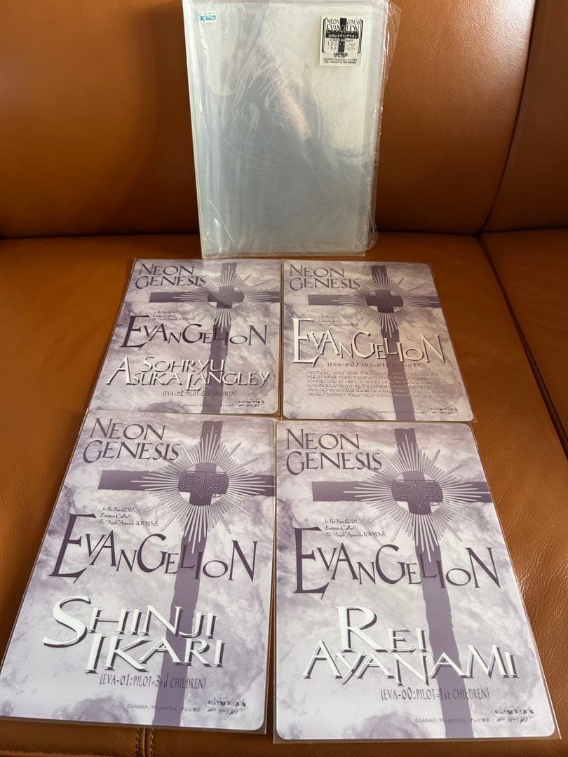 レア 新品 新世紀エヴァンゲリオン 初期 下敷きセット 13枚